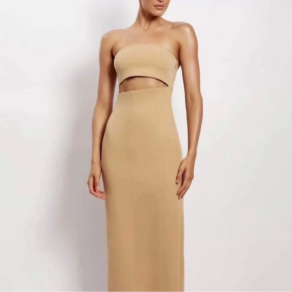 MESHKI Strapless cutout Dress XS - Picture 2 of 9